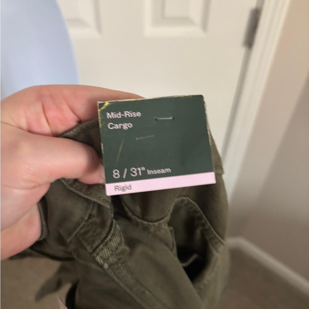 Olive Green Cargo Pants - Picture 4 of 12